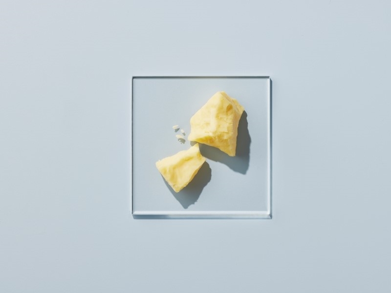 Mature cheddar tasting table